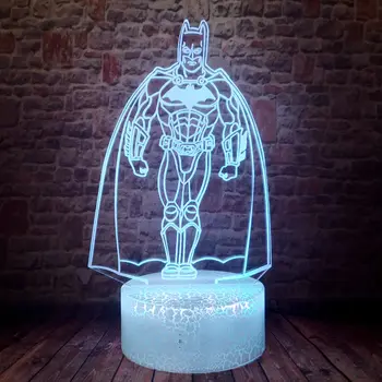 Batman Beyond Flash Model 3D Illusion LED Desk Nightlight Colorful Changing Sleeping Light DC Superhero Bat man Figure Toys
Batman Beyond Flash Model 3D Illusion LED Desk Nightlight Colorful Changing Sleeping Light DC Superhero Bat man Figure Toys