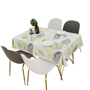 Leaf Pattern PVC Tablecloth Oilproof Waterproof Tea Table Cover Household Modern Fresh Decor Desk Cloth Mat 16 Sizes Picnic Mats
Leaf Pattern PVC Tablecloth Oilproof Waterproof Tea Table Cover Household Modern Fresh Decor Desk Cloth Mat 16 Sizes Picnic Mats