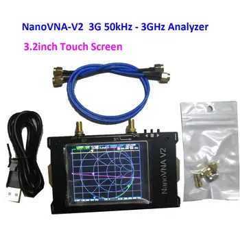 3.2 IPS LCD Screen NanoVNA V2 3GHz Vector network analyzer 50KHz-3GHz S-A-A-2 Shortwave HF VHF UHF with battery
3.2 IPS LCD Screen NanoVNA V2 3GHz Vector network analyzer 50KHz-3GHz S-A-A-2 Shortwave HF VHF UHF with battery