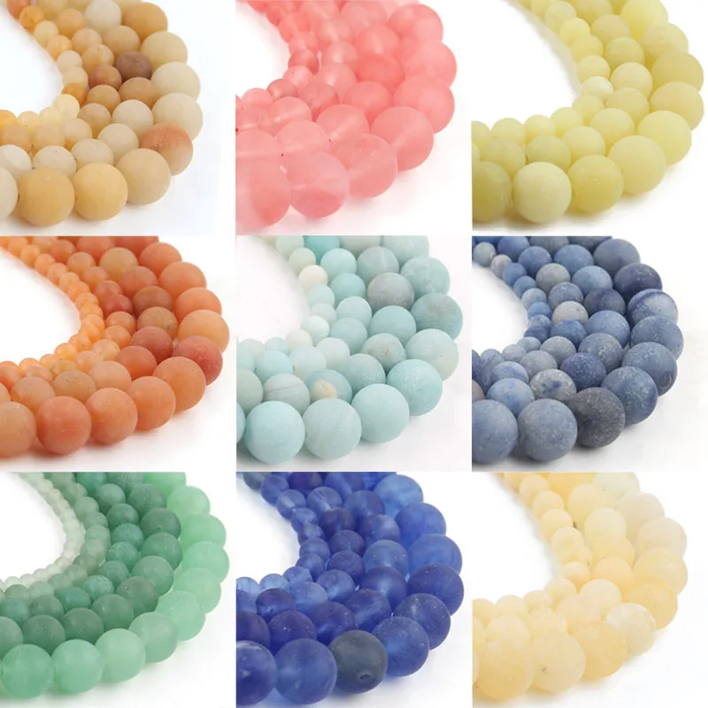 40 Style Natural Matte Stone Beads Amazonite Agates Aventurine Beads for Jewelry Making DIY Bracelet 15'' Original Mineral Beads
40 Style Natural Matte Stone Beads Amazonite Agates Aventurine Beads for Jewelry Making DIY Bracelet 15'' Original Mineral Beads