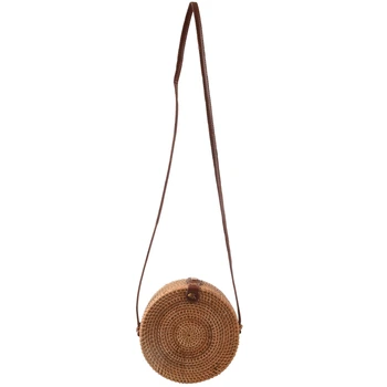 Bali Vintage Handmade Crossbody Leather Bag Round Beach Bag Girls Circle Rattan bag Small Bohemian Shoulder bag
Bali Vintage Handmade Crossbody Leather Bag Round Beach Bag Girls Circle Rattan bag Small Bohemian Shoulder bag