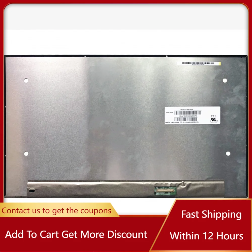 15.6 NV156FHM-T0A V8.0 Fit NV156FHM T0A EDP 40PIN 60HZ FHD 1920*1080 LCD Screen Laptop Replacement Display Panel
15.6 NV156FHM-T0A V8.0 Fit NV156FHM T0A EDP 40PIN 60HZ FHD 1920*1080 LCD Screen Laptop Replacement Display Panel