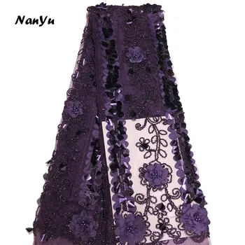 3D Flower Latest African Tulle Embroidery Lace Fabric with Pearls Mesh Applique French Top Quality Fabric
3D Flower Latest African Tulle Embroidery Lace Fabric with Pearls Mesh Applique French Top Quality Fabric
