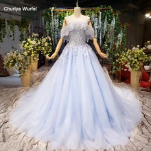 HTL1114 jasnoniebieska długa suknia wieczorowa liban koralik off ramię sexy backless tanie formalna sukienka party karakou algieria barato(China)