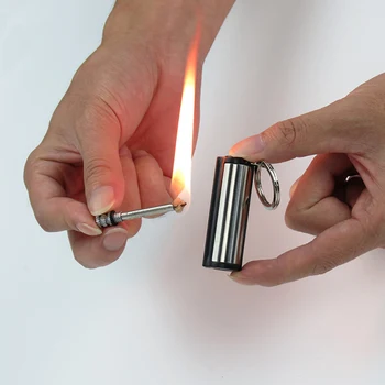 Outdoor Survival Tool Flint Fire Starter Permanent Match Striker Keychain Portable Thousands of times Key Chain Lighter Kit
Outdoor Survival Tool Flint Fire Starter Permanent Match Striker Keychain Portable Thousands of times Key Chain Lighter Kit