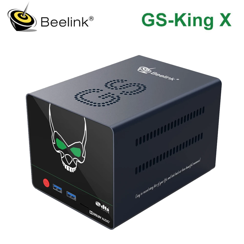 ТВ-приставка Beelink GS KING X Smart Android9.0 Amlogic S922X-H 4 Гб 64 1000 м 5G Wifi Dolby Audio DTS прослушивание Hi-Fi