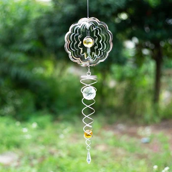 Creative Silent Rotation 3D Metal Hanging Wind Spinner/Wind Chime Twisting Foldable Home Garden Sculpture Decor
Creative Silent Rotation 3D Metal Hanging Wind Spinner/Wind Chime Twisting Foldable Home Garden Sculpture Decor