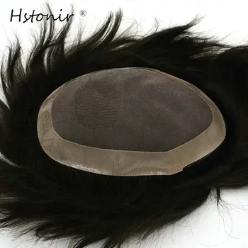Hstonir Hair Pieces Indian Remy Hair Wigs Man Toupee Hair Mono Lace System Hair Wig H008
Hstonir Hair Pieces Indian Remy Hair Wigs Man Toupee Hair Mono Lace System Hair Wig H008