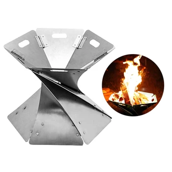 Outdoor Campfire Foldable Fire Pit Portable Lightweight Fireplace for Camping Trekking Backyard Firepit Cover+Poker+BBQ Grill
Outdoor Campfire Foldable Fire Pit Portable Lightweight Fireplace for Camping Trekking Backyard Firepit Cover+Poker+BBQ Grill