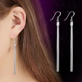 S925 Sterling Silver Earrings Simple Fashion Personality Charm Female Models Elongated Tassel Earrings
S925 Sterling Silver Earrings Simple Fashion Personality Charm Female Models Elongated Tassel Earrings