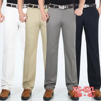 Spring Summer Thin Suit Pants Men Middle-aged Cotton Slacks High Waist Straight Loose Solid Business Casual Pants Father Dad
Spring Summer Thin Suit Pants Men Middle-aged Cotton Slacks High Waist Straight Loose Solid Business Casual Pants Father Dad