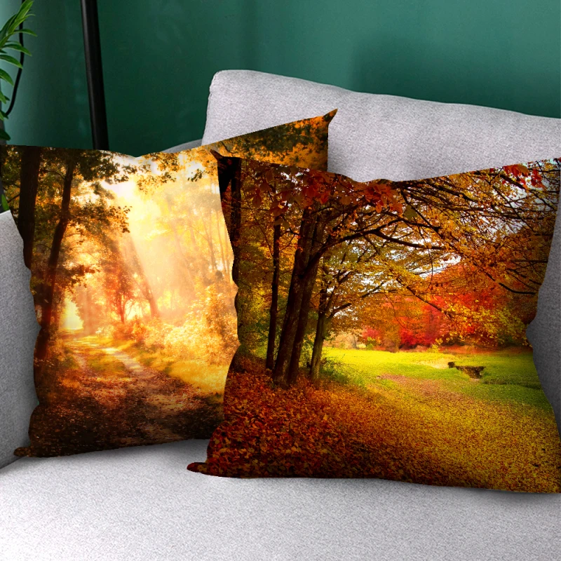 Fuwatacchi Gold Forest Printed Pillow Case Autumn Maple Trees Photo Cushion Cover for Home Sofa Decor Pillowcases Christmas Gift
Fuwatacchi Gold Forest Printed Pillow Case Autumn Maple Trees Photo Cushion Cover for Home Sofa Decor Pillowcases Christmas Gift