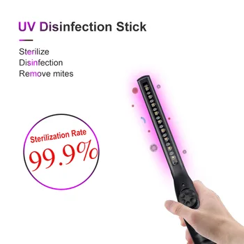 UV Light Sterilizer Handheld UV Disinfection Lamp USB Charging LED Electric Sanitizer Disinfection UVC Lamp for Hotel Toilet
UV Light Sterilizer Handheld UV Disinfection Lamp USB Charging LED Electric Sanitizer Disinfection UVC Lamp for Hotel Toilet