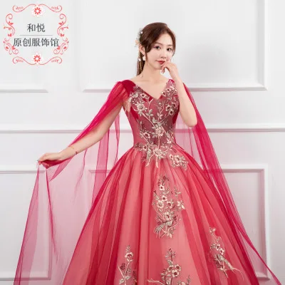 freeship red shoulder veil ball gown dress Renaissance Gown queen dress Victorian/Marie Antoinette Belle
freeship red shoulder veil ball gown dress Renaissance Gown queen dress Victorian/Marie Antoinette Belle