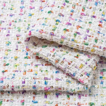 Fancy Wool Cashmere Weave Tweed Fabric For Sewing Suits Jackets Skirt Autumn&Winter Garment Textiles Telas Por Metro 50X150cm
Fancy Wool Cashmere Weave Tweed Fabric For Sewing Suits Jackets Skirt Autumn&Winter Garment Textiles Telas Por Metro 50X150cm
