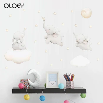 Cartoon Stars Cloud Wall Stickers Elephant Animal Sticker Baby Kids Room Decoration Nordic Style Nursery Vinyl Wall Decals ...
Cartoon Stars Cloud Wall Stickers Elephant Animal Sticker Baby Kids Room Decoration Nordic Style Nursery Vinyl Wall Decals ...