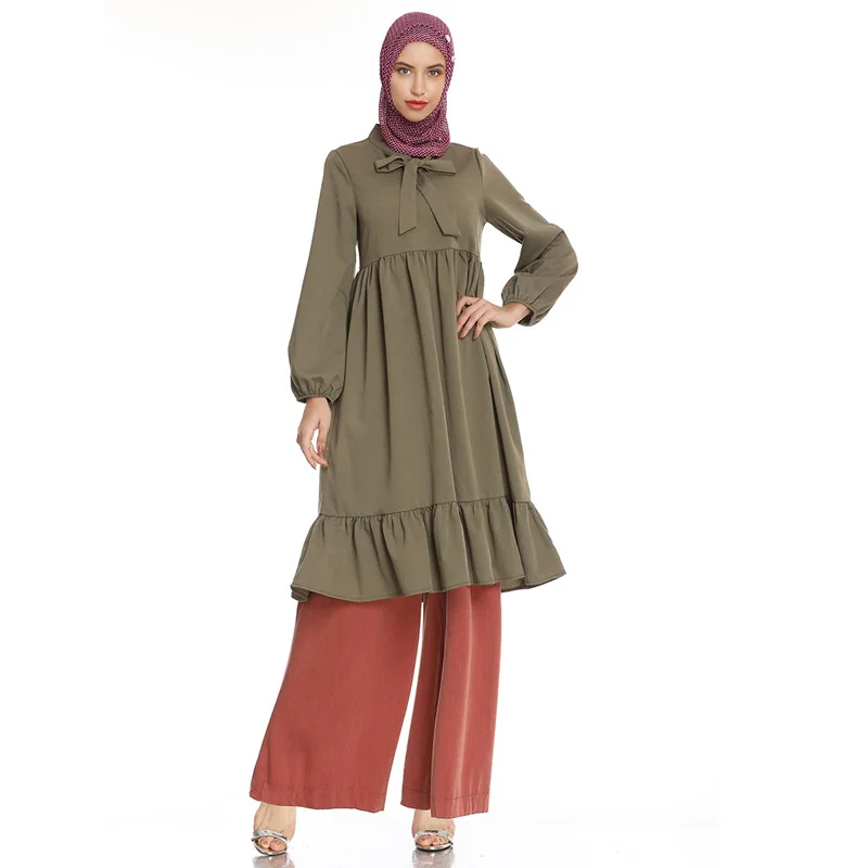 Muslim Sets Womens 2 Two Piece Set Long Sleeve Top and Loose Pants Arabian Turkey Dubai Abaya Arab Malaysia Islamic ClothIng
Muslim Sets Womens 2 Two Piece Set Long Sleeve Top and Loose Pants Arabian Turkey Dubai Abaya Arab Malaysia Islamic ClothIng