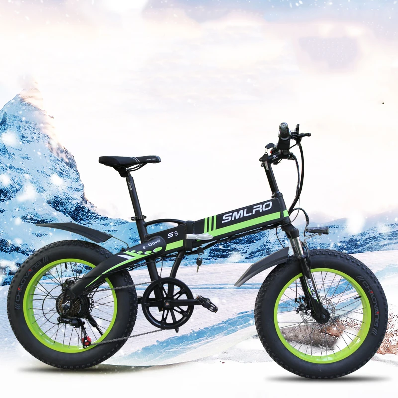 Portable Foldable Electric Bike 500W 20inch Wheel Folding Fat Tire MTB Mountain E bike Folding Snow Electric E-bike E bicycle
Portable Foldable Electric Bike 500W 20inch Wheel Folding Fat Tire MTB Mountain E bike Folding Snow Electric E-bike E bicycle