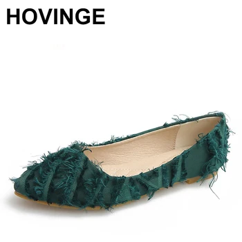 HOVINGE Elegant Women Flats2020Summer Comfortable Green Ballet Flats Boat Shoes DesigneShoesr Plus Size Soft Moccasins Slip On
HOVINGE Elegant Women Flats2020Summer Comfortable Green Ballet Flats Boat Shoes DesigneShoesr Plus Size Soft Moccasins Slip On