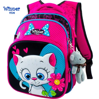 Children School Backpacks For Girls Orthopedic School Bags Cartoon Bear Primary School Backpack Kids 6-9yearsk 
Children School Backpacks For Girls Orthopedic School Bags Cartoon Bear Primary School Backpack Kids 6-9yearsk