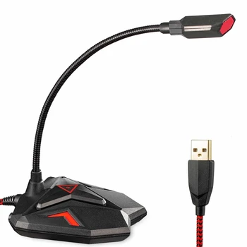USB Condenser Microphone for Computer (Mac & PC) with LED Light for Podcast Streaming Gaming Voiceover Interview Vocal Recording
USB Condenser Microphone for Computer (Mac & PC) with LED Light for Podcast Streaming Gaming Voiceover Interview Vocal Recording