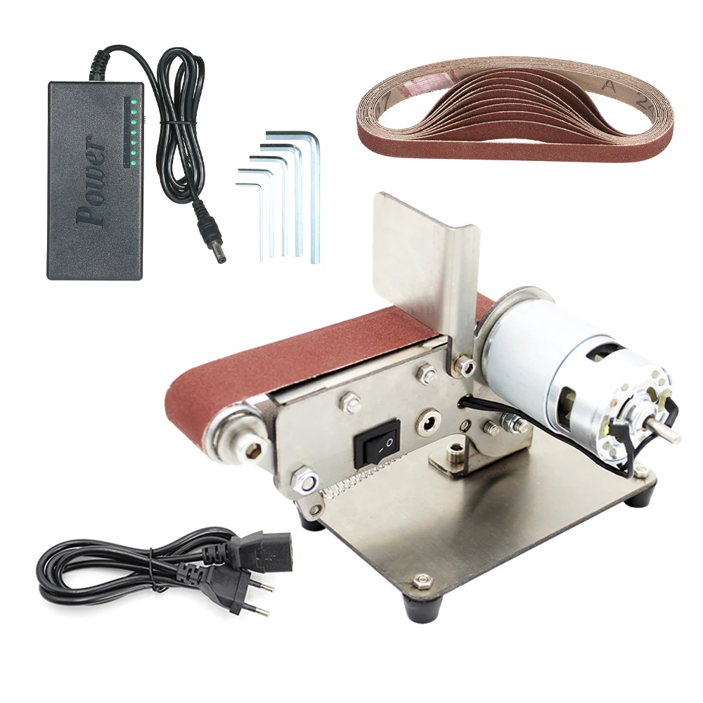 KKMOON Multi-function Mini Electric Grinder Folding Belt Sander Belt Type Sand Belt Machine Small Grinding Wheel Machine
KKMOON Multi-function Mini Electric Grinder Folding Belt Sander Belt Type Sand Belt Machine Small Grinding Wheel Machine