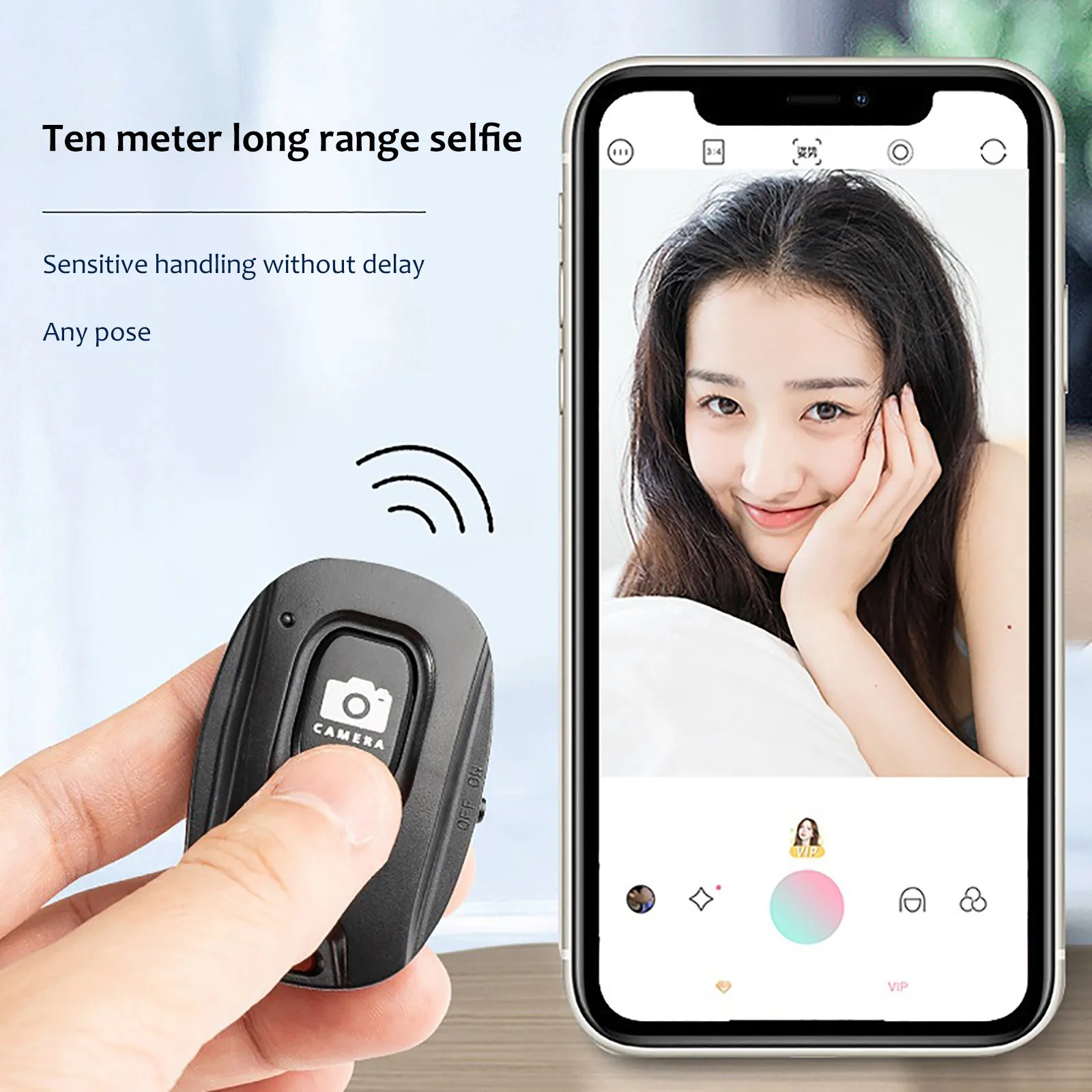 Remote Shutter Release for Phone Wireless Control for Monopod Photo Camera Shutter Button Bluetooth Remote for Smartphone
Remote Shutter Release for Phone Wireless Control for Monopod Photo Camera Shutter Button Bluetooth Remote for Smartphone