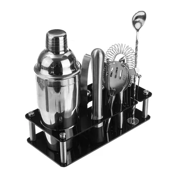 18pcs 750ml Stainless Steel Cocktail Shaker Set Drink Mixer Bar Set Bar Supplie With Stand Cocktail Wine Bar Shaker
18pcs 750ml Stainless Steel Cocktail Shaker Set Drink Mixer Bar Set Bar Supplie With Stand Cocktail Wine Bar Shaker