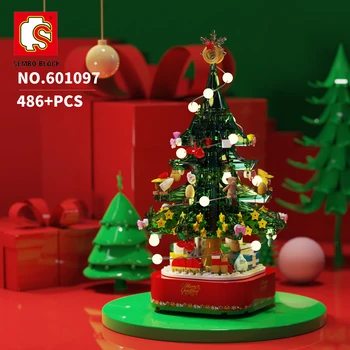 SEMBO Ideas series The Christmas Tree With music box Model Building Blocks set classic Christmas gift MOC Toys for children
SEMBO Ideas series The Christmas Tree With music box Model Building Blocks set classic Christmas gift MOC Toys for children