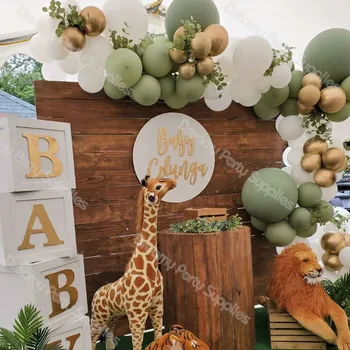 111pcs Balloons Garland Kit Birthday Sage Green Balloon Arch Latex White Globos Baby Shower Wedding Party Decorations Supplies
111pcs Balloons Garland Kit Birthday Sage Green Balloon Arch Latex White Globos Baby Shower Wedding Party Decorations Supplies
