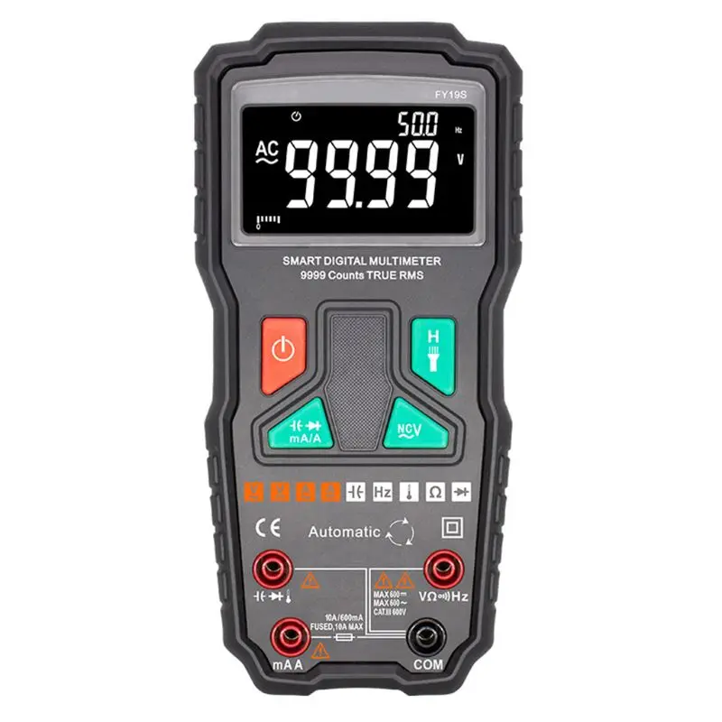 High Precision Multimeter Digital Handheld Automatic AC DC Voltage Current Meter G88A
High Precision Multimeter Digital Handheld Automatic AC DC Voltage Current Meter G88A