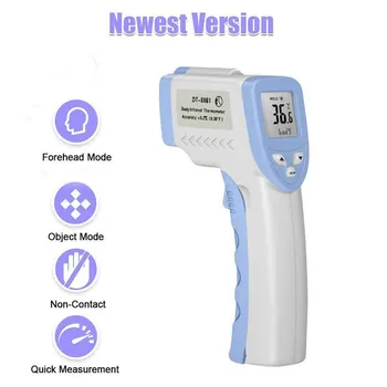 Non-Contact Forehead Temperature Measurement Tool for Fever Digital Infrared Thermometer Body Adult Kids
Non-Contact Forehead Temperature Measurement Tool for Fever Digital Infrared Thermometer Body Adult Kids