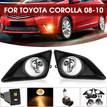 Front Bumper Foglight w/ Covers+Switch H11 Bulbs For Toyota Corolla 2008 2009 2010 Fog Lamps cover headlight Wiring Harness
Front Bumper Foglight w/ Covers+Switch H11 Bulbs For Toyota Corolla 2008 2009 2010 Fog Lamps cover headlight Wiring Harness