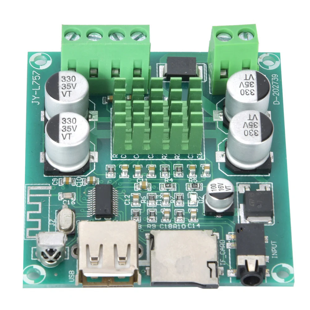 Amplifier Board Dual Channel for Bluetooth 5.0 with Remote Control Support Memory Disk AUX Amplifier Board
Amplifier Board Dual Channel for Bluetooth 5.0 with Remote Control Support Memory Disk AUX Amplifier Board