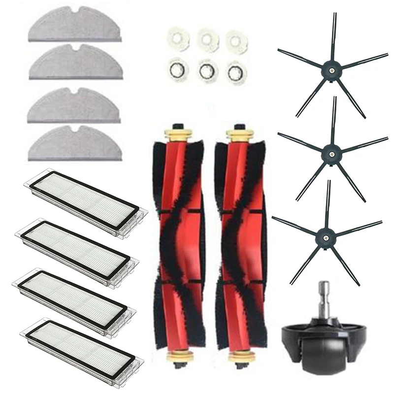 6~25Pcs Detachable Roller Side Brush Filter Kit For Xiaomi Roborock S6 S60 S65 S5 MAX T6 Vacuum Cleaner Sweep Clean Accessories
6~25Pcs Detachable Roller Side Brush Filter Kit For Xiaomi Roborock S6 S60 S65 S5 MAX T6 Vacuum Cleaner Sweep Clean Accessories