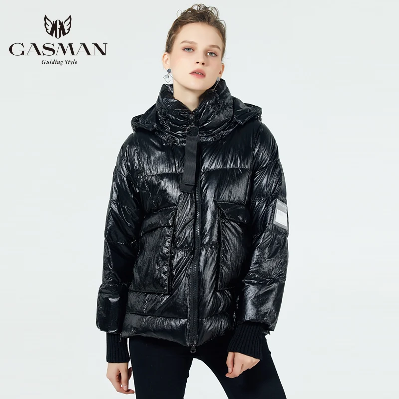 GASMAN 2019 новая зимняя коллекция женское толстое пальто Модная женская теплая