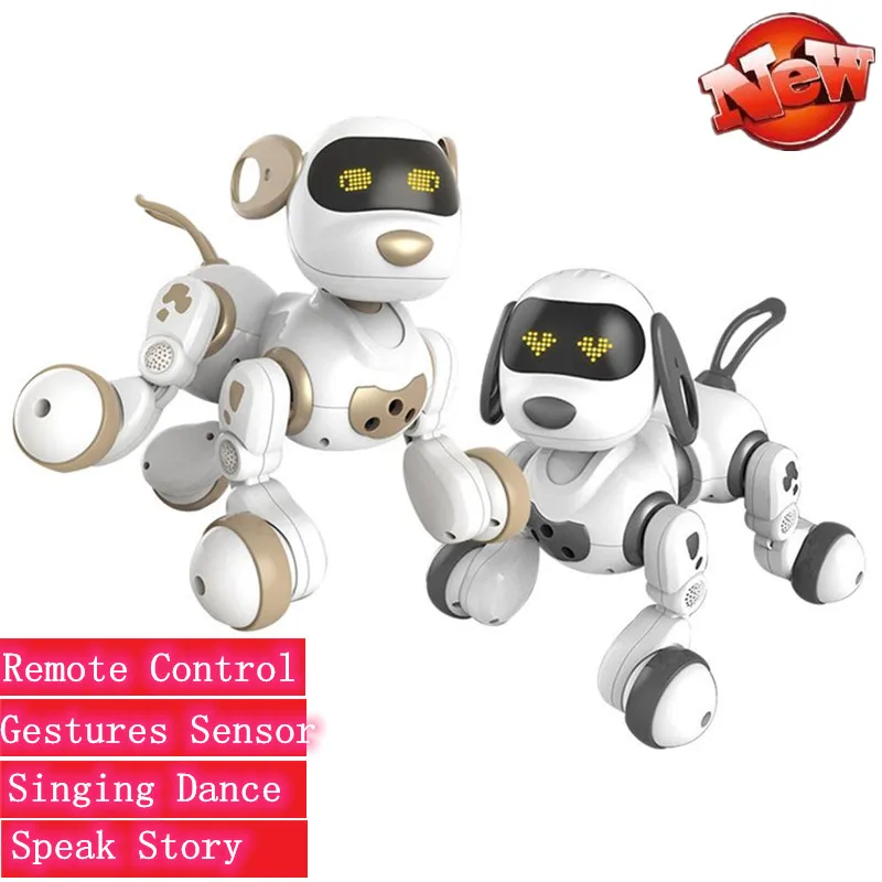 Intelligent Robot Dog Toy Can Talking Walk Singing Dancing Interactive Cute Puppy Electronic Pet Animal Model Play With Kid toys
Intelligent Robot Dog Toy Can Talking Walk Singing Dancing Interactive Cute Puppy Electronic Pet Animal Model Play With Kid toys