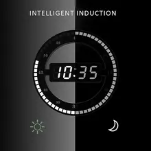 3D LED Digital Wall Clocks Luminous Mute Temperature Date Electronic Large Round Wall Clock Modern Design Nordic Home Decor
3D LED Digital Wall Clocks Luminous Mute Temperature Date Electronic Large Round Wall Clock Modern Design Nordic Home Decor