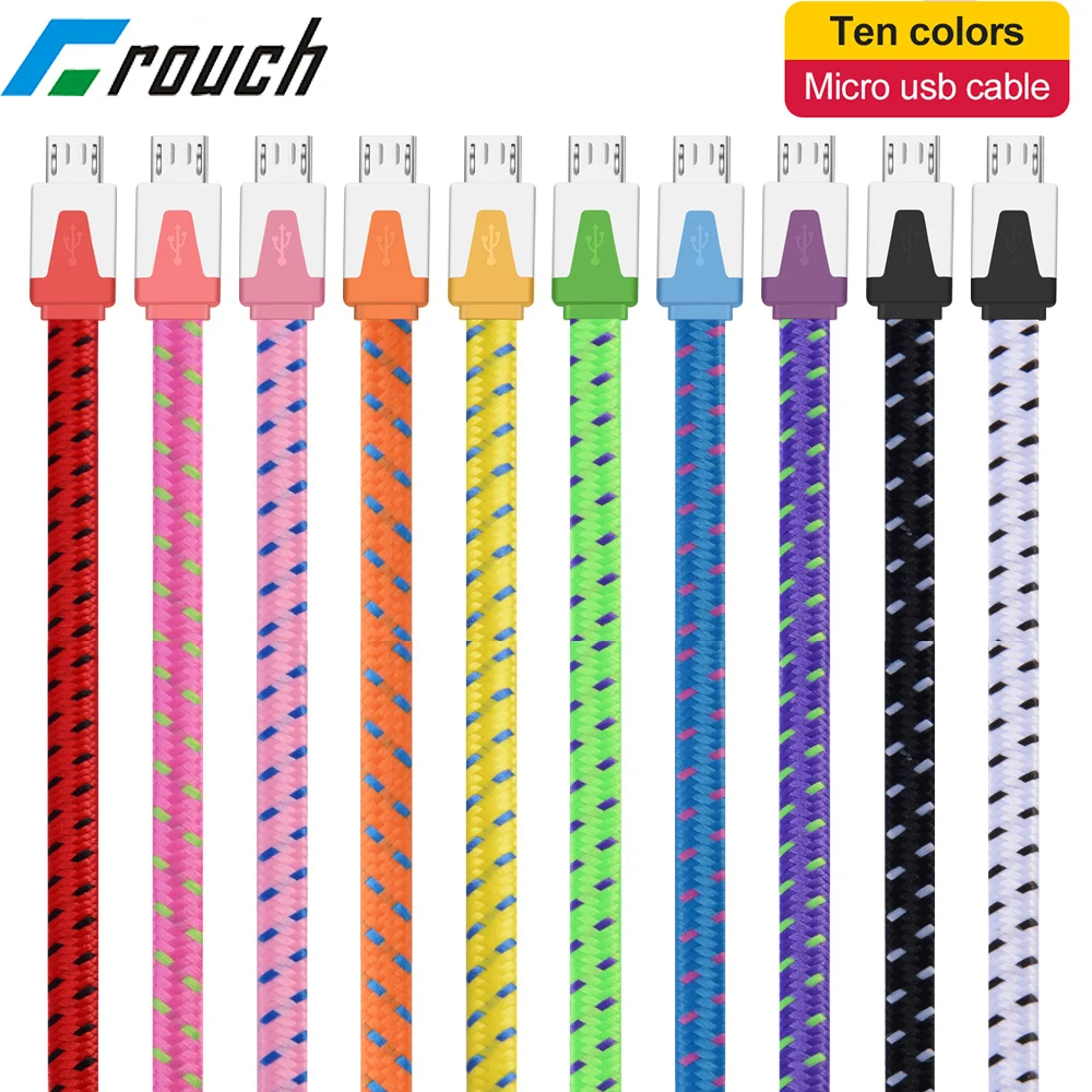 

Micro USB Cable for Samsung Xiaomi 1M 2M 3M Fast Charging Nylon USB Sync Data Mobile Phone Android Adapter Charger for Huawei