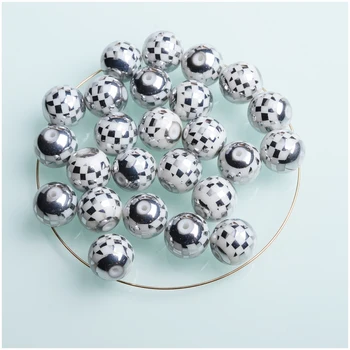 New Arrival Round beads 10mm Printed glass beads for Earrings 
New Arrival Round beads 10mm Printed glass beads for Earrings