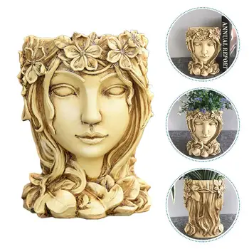 1Pc Girl Succulent Planter Cartoon Statue Girl Flowerpot Succulent Flower Pot Garden Planter For Home Garden Decor
1Pc Girl Succulent Planter Cartoon Statue Girl Flowerpot Succulent Flower Pot Garden Planter For Home Garden Decor