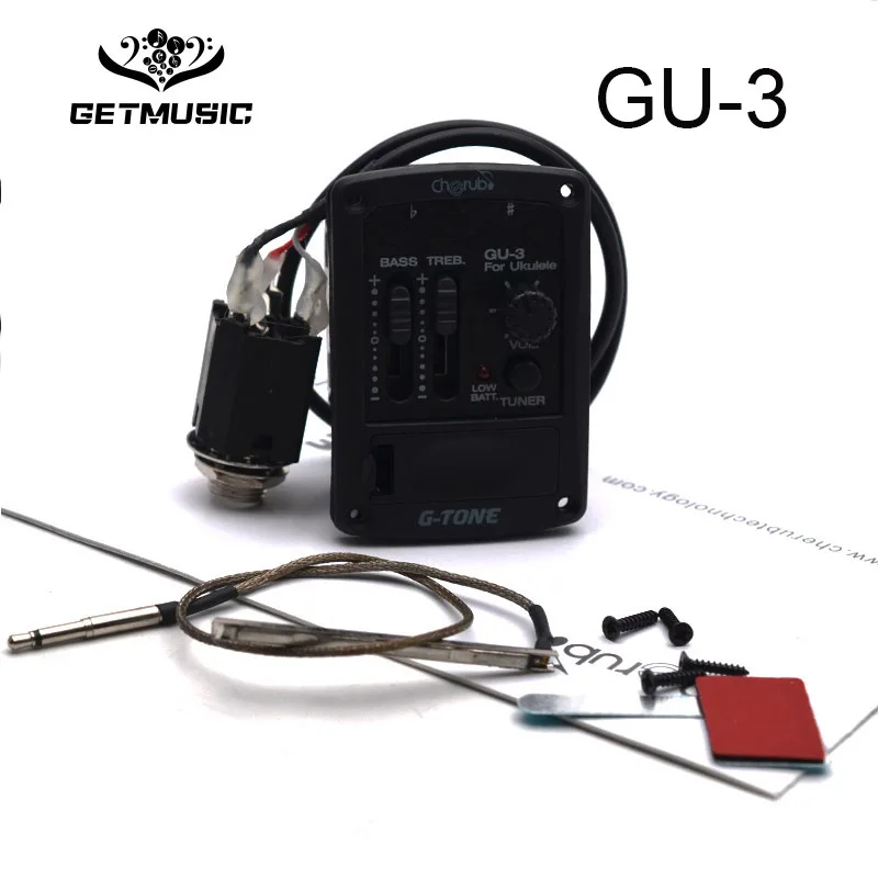 Cherub GU-3 Acoustic Ukulele Preamp System 2Band EQ for Ukulele with Chromatic Tuner Ukulele Pickup Free Shipping
Cherub GU-3 Acoustic Ukulele Preamp System 2Band EQ for Ukulele with Chromatic Tuner Ukulele Pickup Free Shipping