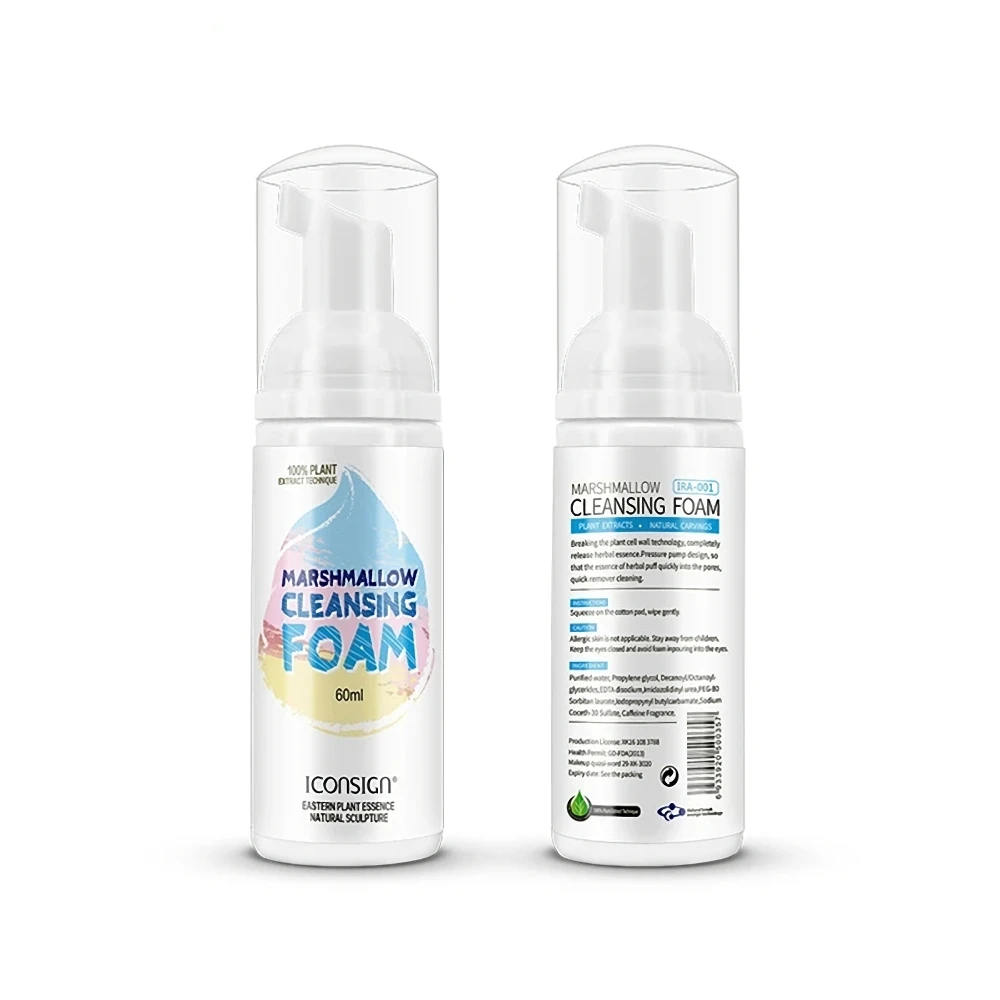 60ml Marshmallow Cleansing Bubble Pump Design Professional Eyelash Cleanser Foam Detergent Lashes Grafting Assist Supply
60ml Marshmallow Cleansing Bubble Pump Design Professional Eyelash Cleanser Foam Detergent Lashes Grafting Assist Supply