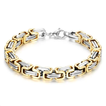 New Arrival Fashion 3 Colors Titanium Steel Chain Bracelet For Men Gold Domineering Pulsera Acier Inoxydable Bijoux
New Arrival Fashion 3 Colors Titanium Steel Chain Bracelet For Men Gold Domineering Pulsera Acier Inoxydable Bijoux