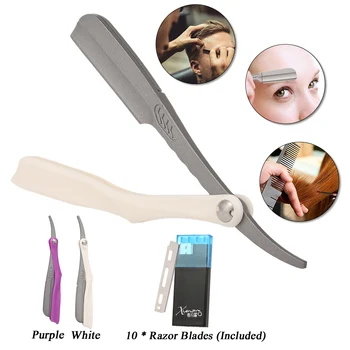 Manual Straight Razor with Razor Blade Folding Machine for Shaving Barber Razor Eyebrow Beard Face Hair Remover Cutter Shaving
Manual Straight Razor with Razor Blade Folding Machine for Shaving Barber Razor Eyebrow Beard Face Hair Remover Cutter Shaving