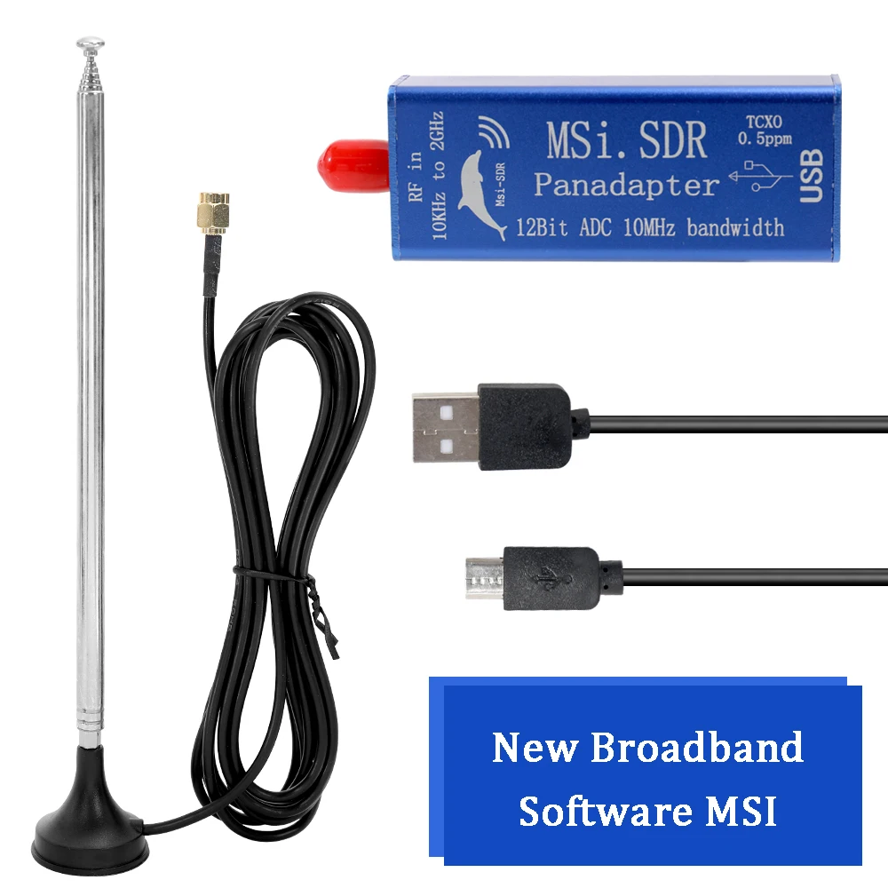 New SDR Receiver Broadband Software MSI.SDR 10kHz to 2GHz Panadapter SDR Receiver 12-bit ADC Compatible SDRPlay RSP1 B9-006
New SDR Receiver Broadband Software MSI.SDR 10kHz to 2GHz Panadapter SDR Receiver 12-bit ADC Compatible SDRPlay RSP1 B9-006