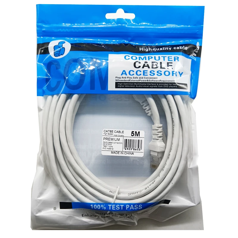 

Ethernet-кабель CAT6, сетевой кабель UTP CAT6, гигабитный Ethernet-патч-корд, RJ45 сетевой GigE Lan-кабель 2 м/5 м/10 м/20 м