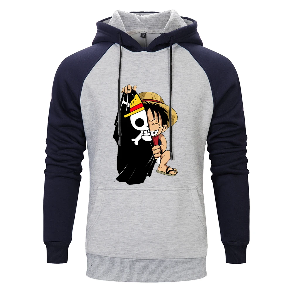 2019 One Piece Luffy Japanese anime print hoodie Men Fashion brand raglan sleeve hooded hoodies Clothes pullovers sweatshirt
2019 One Piece Luffy Japanese anime print hoodie Men Fashion brand raglan sleeve hooded hoodies Clothes pullovers sweatshirt