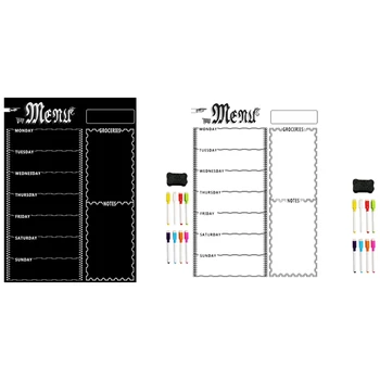 2set A3 netic Whiteboard Sheet for Kitchen Fridge Multipurpose Fridge Weekly White Board Calendar (Black&White)
2set A3 netic Whiteboard Sheet for Kitchen Fridge Multipurpose Fridge Weekly White Board Calendar (Black&White)