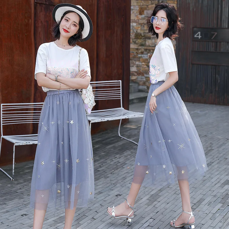 France Non-mainstream Two-Piece Set Western Style by Age Set Very Fairy of Dress 2019 New Style Summer Gauze Platycodon Grandifl
France Non-mainstream Two-Piece Set Western Style by Age Set Very Fairy of Dress 2019 New Style Summer Gauze Platycodon Grandifl